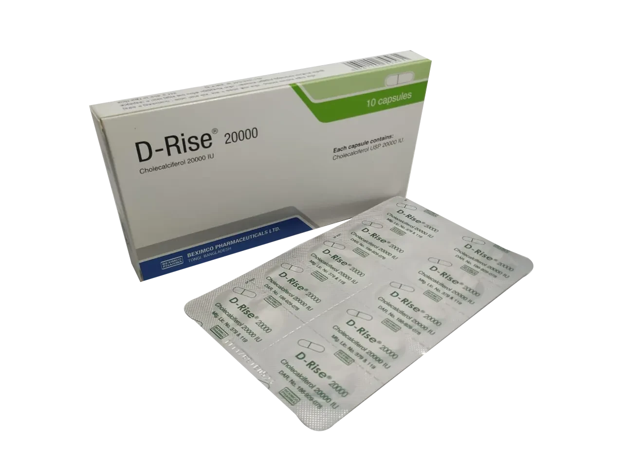 Capsule D-Rise 20000 IU(10pcs)